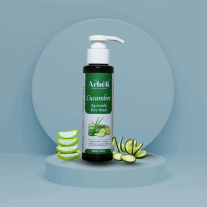 Arheli Ayurvedic Face Wash with Cucumber Extracts