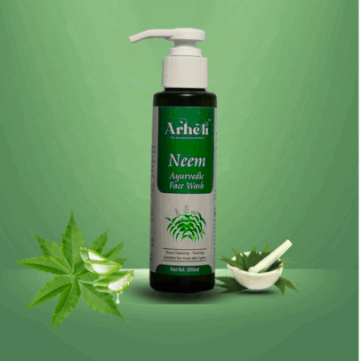Arheli Ayurvedic Face Wash with Neem Extract